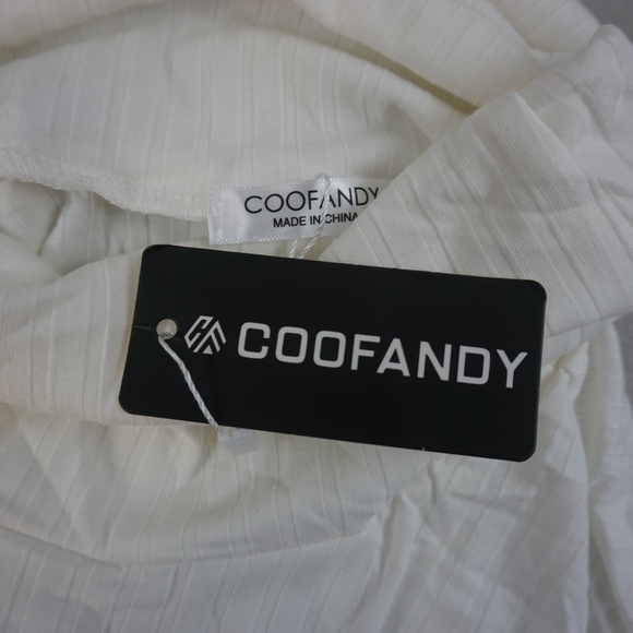 COOFANDY Mens Ribbed Slim Fit Knitted Pullover Turtleneck Sweater Large - Picture 6 of 6